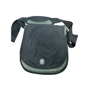 Crumpler Messenger Bag Black Olive Green Canvas Crossbody Shoulder‎ Bag Small